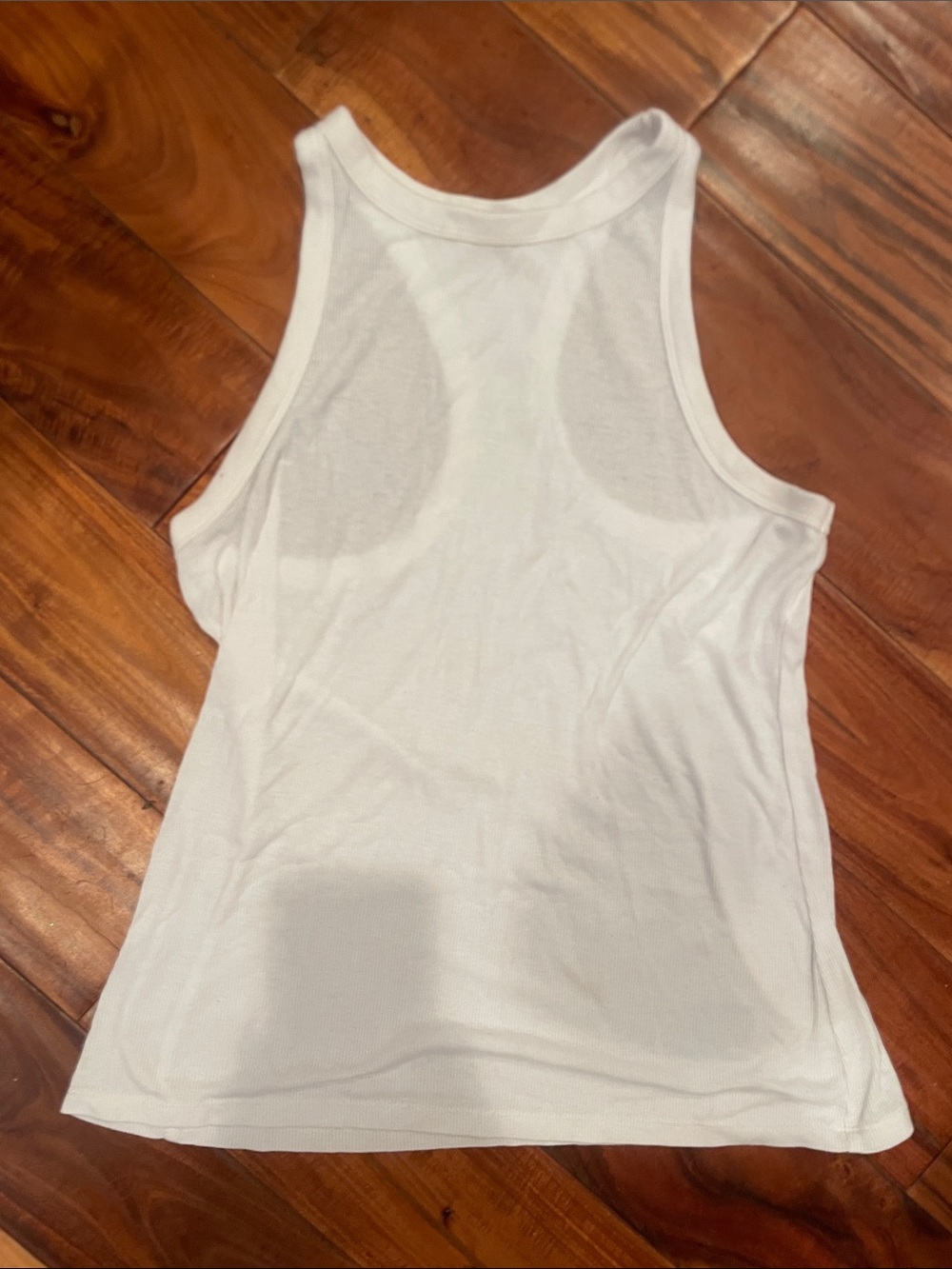Old Navy White Racerback Tank Top